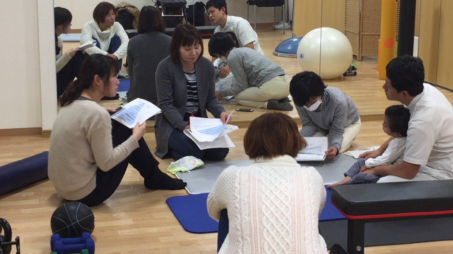 看護師の方々への指導も行っています
